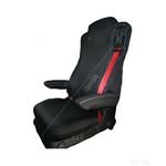 TOWN & COUNTRY Truck Seat Cover - Driver - Black - Fits: Mercedes Actros & Antos Euro 6