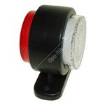 Maypole 12/24V LED Outline Marker Lamp & Reflex - Red/White (MP8702)