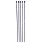 Pearl Consumables Cable Ties - Wheel Trims - Silver - 380mm x 4.6mm (PTW08)