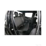 TOWN & COUNTRY Car Seat Covers - Rear Set - Black - Fits: Ford Ranger & Isuzu D-Max