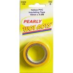 Wot-Nots PVC Insulation Tape - Yellow - 19mm x 4.6m (PWN158)