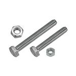 Wot-Nots Screw & Nut - Stainless Steel High Tensile - M5 x 40mm (PWN831)
