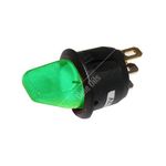 Wot-Nots On/Off Mini Flick Switch - Green (PWN941)