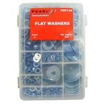 Pearl Consumables Zinc Plated Washers - Flat - Assorted (PXP148)