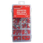 Pearl Consumables Wiring Connectors - Red - Pre-Insulated Assorted (PXP154)