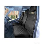 TOWN & COUNTRY Van Seat Covers - Front Set - Black - Fits: Renault Master, Nissan NV400 & Vauxhall Movano