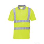 Portwest Hi-Vis Polo Shirt - Yellow - Medium (S477YERM)