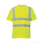 Portwest Hi-Vis T-Shirt - Yellow - Small (S478YERS)