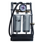 Streetwize De-Luxe Quality Twin Cylinder Foot Pump (270 Gauge)