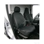 TOWN & COUNTRY Van Seat Cover - Front Single - Black - Fits: Fiorino, Nemo, Bipper, Doblo and Combo