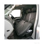 TOWN & COUNTRY Van Seat Cover - Front Double - Black - Fits: VW Transporter (2003 Onwards)Â 