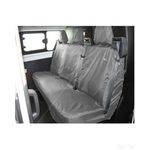 TOWN & COUNTRY Van Seat Cover - Rear - Black - Fits: Ford Transit Custom Crew (Non-Folding) 2013/63 Onwards