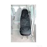 Town & Country Black Single Left Minibus Seat Cover for Ford Transit (TMSLBLK)
