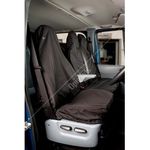 Town & Country Double Seat Covers for Ford Transit Van (TRSBLK) - Single