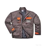PORTWEST Texo Contrast Lined Jacket - Charcoal - Medium