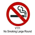 Castle Promotions Outdoor Vinyl Sticker - No Smoking Symbol (V111)