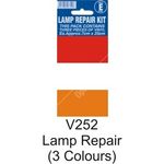 Castle Promotions Lamp Repair Outside Sticker - Pack Of 3 Colours (V252)