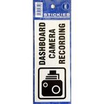 Castle Promotions Outdoor Vinyl Sticker - Blue - Dashboard Camera Recording (V590)