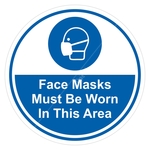 Castle Promotions Face Masks Must Be Worn In This Area Sticker