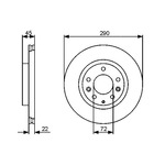 Bosch Brake Disc - 0986479474