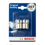 BOSCH Miniature Bulbs - 12V 5W 207 BA15s - Side & Tail & Interior (1987301612)