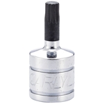 Carlyle Hand Tools 40mm Long Multispline Bit - 3/8 Inch Drive (STS3806M)