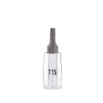 Carlyle Hand Tools Bit Socket - 1/4 Inch Drive (CS14T15)