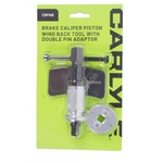 Carlyle Hand Tools Brake Caliper Piston Wind Back Double Pin Adaptor (CBPWB)