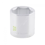 Carlyle Hand Tools Chrome Socket - 1/2 Inch Drive - 6 Point (CS12031M)