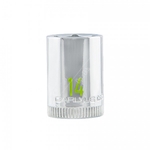 Carlyle Hand Tools Chrome Socket - 3/8 Inch Drive - 6 Point (CS38014M)