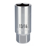 Carlyle Hand Tools Chrome Spark Plug Socket - 1/2 Inch Drive (CSSP1226)