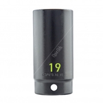 Carlyle Hand Tools Deep Impact Socket - 1/2 Inch Drive - 6 Point (CISD12019M)