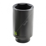 Carlyle Hand Tools Deep Impact Socket - 1/2 Inch Drive - 6 Point (CISD12036M)