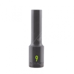 Carlyle Hand Tools Deep Impact Socket - 1/2 Inch Drive - 6 Point (CISD1209M)