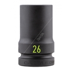 Carlyle Hand Tools Deep Impact Socket - 1 Inch Drive - 6 Point (CISD0126M)
