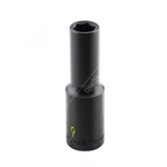 Carlyle Hand Tools Deep Impact Socket - 3/8 Inch Drive - 6 Point (CISD38009M)
