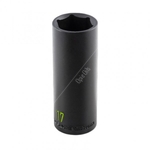 Carlyle Hand Tools Deep Impact Socket - 3/8 Inch Drive - 6 Point (CISD38017M)