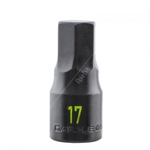 Carlyle Hand Tools Hex 60mm Long Iimpact Socket - 1/2 Inch Drive (CISH1217M)