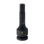 Carlyle Hand Tools Hex 60mm Long Impact Socket - 3/8 Inch Drive (CISH38017M)