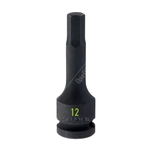 Carlyle Hand Tools Hex 60mm Long Impact Socket - 3/8 Inch Drive (CISH3812M)