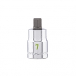 Carlyle Hand Tools Hex Bit Socket - 3/8 Inch Drive (CSH3807M)