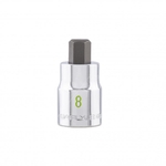 Carlyle Hand Tools Hex Bit Socket - 3/8 Inch Drive (CSH3808M)