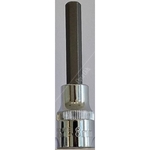 Carlyle Hand Tools Hex Bit Socket - 80mm Long - 1/2 Inch Drive (SH1208M)