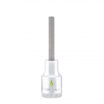 Carlyle Hand Tools Hex Bit Socket 82mm Long - 1/2 Inch Drive (CSH1206M)