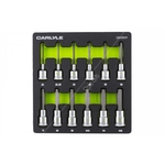 Carlyle Hand Tools Hex Metric Socket Set 2mm - 12mm - 3/8 Inch Drive (CBSH3812M)