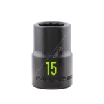 Carlyle Hand Tools Impact Socket - 1/2 Inch Drive - 12 Point (CIS12115M)