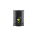Carlyle Hand Tools Impact Socket - 3/8 Inch Drive - 6 Point (CIS3815M)