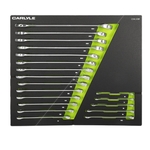 Carlyle Hand Tools Long Combination Wrench Set - 6-24mm - 12 Point (CCWL1219M)