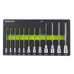 Carlyle Hand Tools Long Torx Socket Set T8 - T60 (CBSLT12)