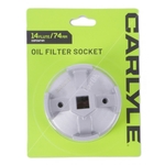 Carlyle Hand Tools Oil Filter Socket Tool - 14 Flute (COFCW74M)